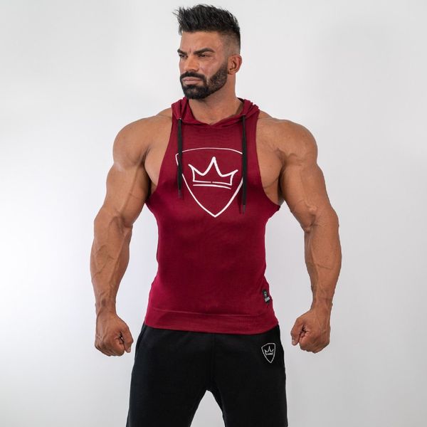 new spot spring and summer sports vest hooded running breathable sleeveless cotton men's casual vest, White;black
new spot spring and summer sports vest hooded running breathable sleeveless cotton men's casual vest, White;black