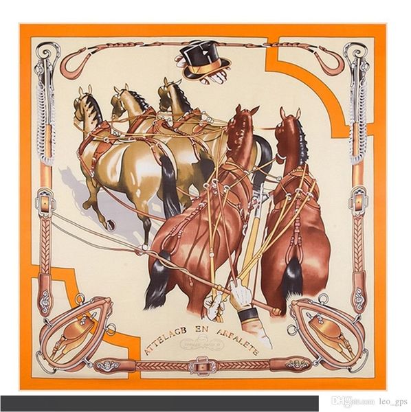 100% silk scarves women's silk square scarf animals print horse carriage print silk scarves female fashion wraps shawls 52 * 52 inches, Blue;gray
100% silk scarves women's silk square scarf animals print horse carriage print silk scarves female fashion wraps shawls 52 * 52 inches, Blue;gray