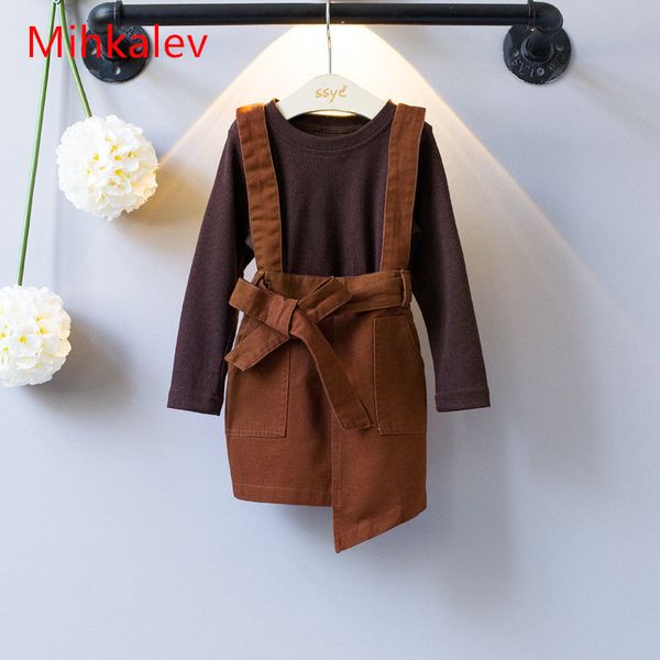 mihkalev 2019 spring long sleeve children tracksuits for clothing tshirt+ dress 2pieces kids clothes girls outfit set y190522, White
mihkalev 2019 spring long sleeve children tracksuits for clothing tshirt+ dress 2pieces kids clothes girls outfit set y190522, White