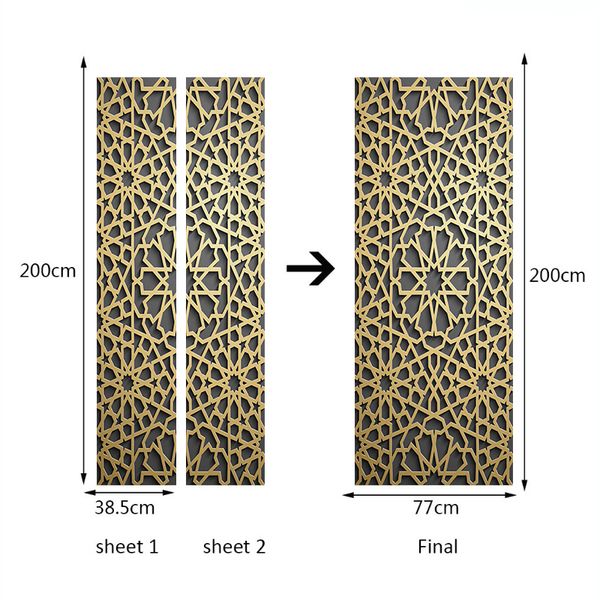 quality eco friendly77*200cm golden noble hollowed out geometric modeling oil paintting wall sticker wallpaper door stickers hom
quality eco friendly77*200cm golden noble hollowed out geometric modeling oil paintting wall sticker wallpaper door stickers hom