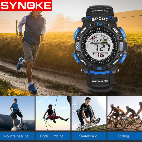 synoke multi-function 50m waterproof watch led digital double action watch sport digital relogio relogio, Slivery;brown
synoke multi-function 50m waterproof watch led digital double action watch sport digital relogio relogio, Slivery;brown