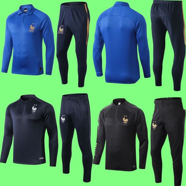 new 2019 2020 france tracksuit 19 20 paris mbappe lucas french long sleeve training suit football kit griezmann uniform chandal, Black
new 2019 2020 france tracksuit 19 20 paris mbappe lucas french long sleeve training suit football kit griezmann uniform chandal, Black