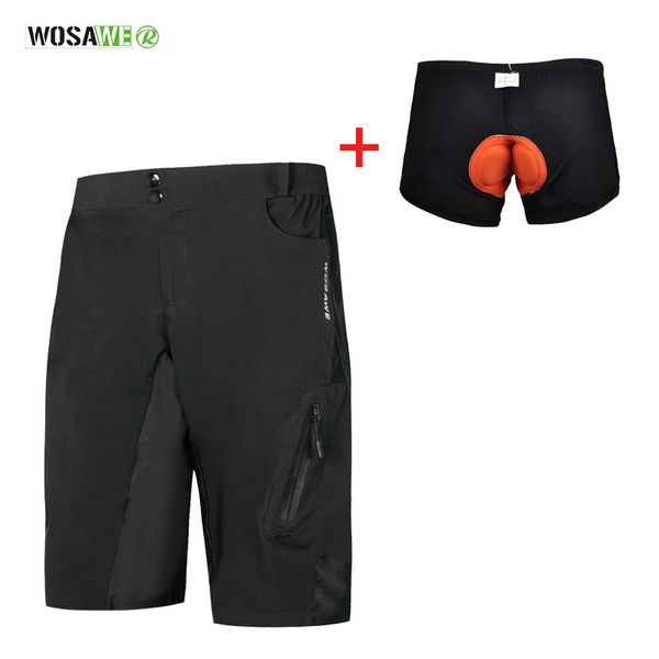 wosawe men's cycling shorts summer mtb riding road mountain mtb bike short trousers water repellent baggy short outdoor sports, Black
wosawe men's cycling shorts summer mtb riding road mountain mtb bike short trousers water repellent baggy short outdoor sports, Black