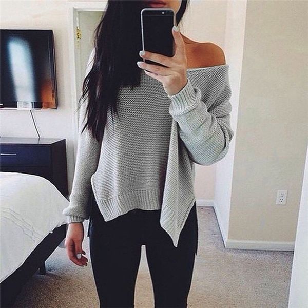 warm pullover sweater women long sleeve knitted pullover loose sweater jumper knitwear slim female ladies, Black
warm pullover sweater women long sleeve knitted pullover loose sweater jumper knitwear slim female ladies, Black