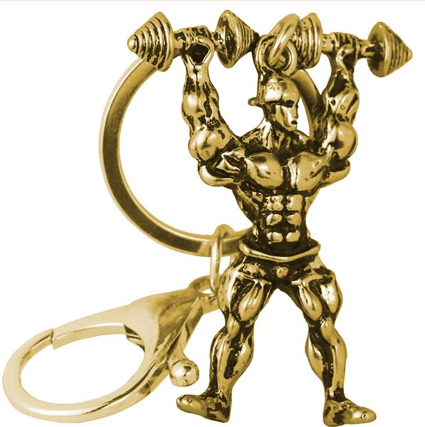 strong man dumbbell keychain men fitness bodybuilding key chain for car wallet keys ring sports club jewelry gymnastics gifts, Silver
strong man dumbbell keychain men fitness bodybuilding key chain for car wallet keys ring sports club jewelry gymnastics gifts, Silver