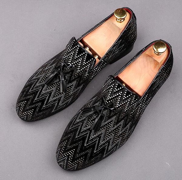 new customized luxury men loafers nubuck leather handmade fashion tassel mens shoes spring/autumn banquet shoes size: eu39-43, Black
new customized luxury men loafers nubuck leather handmade fashion tassel mens shoes spring/autumn banquet shoes size: eu39-43, Black