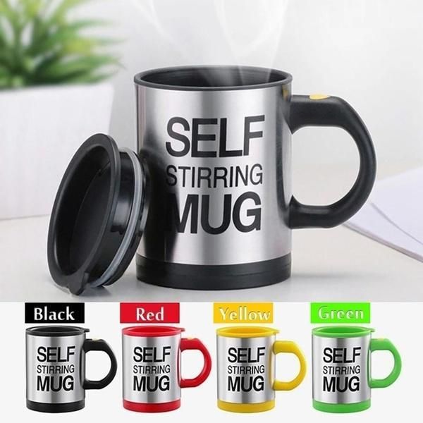 400ml stainless steel lazy automatic self stirring mug coffee milk mixing cup drinkware kitchen dining gadgets
400ml stainless steel lazy automatic self stirring mug coffee milk mixing cup drinkware kitchen dining gadgets