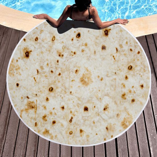 Пляжное полотенце Burrito Круглое одеяло из кукурузы 150см Домашние банные полотенца
Пляжное полотенце Burrito Круглое одеяло из кукурузы 150см Домашние банные полотенца