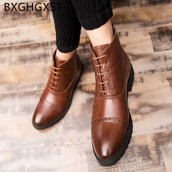 ankle boots men elevator shoes for mens boots leather coiffeur italian shoes brown dress brogue mens dress, Black
ankle boots men elevator shoes for mens boots leather coiffeur italian shoes brown dress brogue mens dress, Black