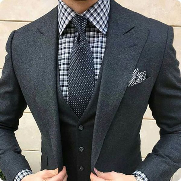 2019 latest design dark tweed wedding groom prom mens suits custom made tuxedos terno men suit 3pieces(jacket+pant+vest), White;black
2019 latest design dark tweed wedding groom prom mens suits custom made tuxedos terno men suit 3pieces(jacket+pant+vest), White;black