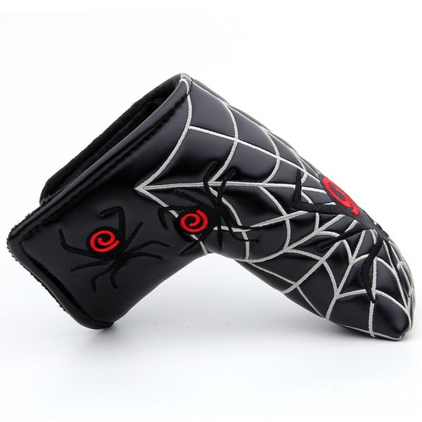 1pc new spider with silver web golf putter cover headcover for blade golf putter white black head cover ing
1pc new spider with silver web golf putter cover headcover for blade golf putter white black head cover ing