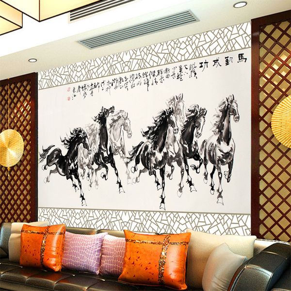 3d chinese traditional horse wash painting wall paper success to the sofa bedroom living room tv background wall classical wallpaper
3d chinese traditional horse wash painting wall paper success to the sofa bedroom living room tv background wall classical wallpaper