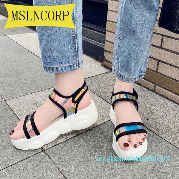 plus size 34-46 women sandals 2020 new fashion ladies casual shoes bling wedges buckle strap platform shoes 5 cm summer sandals s03, Black
plus size 34-46 women sandals 2020 new fashion ladies casual shoes bling wedges buckle strap platform shoes 5 cm summer sandals s03, Black