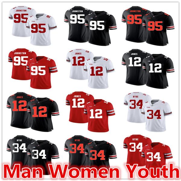 customize ncaa ohio state buckeyes football jerseys cameron johnston 95 cardale jones 12 carlos hyde 34 jersey any name number size s-5xl, Black
customize ncaa ohio state buckeyes football jerseys cameron johnston 95 cardale jones 12 carlos hyde 34 jersey any name number size s-5xl, Black
