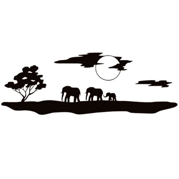 15*5.3cm scene vinyl decal sticker for car/truck window elephant decor cute and interesting fashion sticker decals 
15*5.3cm scene vinyl decal sticker for car/truck window elephant decor cute and interesting fashion sticker decals