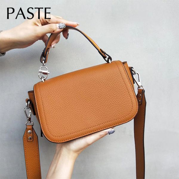 2020 luxurious saddle bag small 100% cowhide leather women's shoulder messenger bag all-match solid color flap crossbody bags
2020 luxurious saddle bag small 100% cowhide leather women's shoulder messenger bag all-match solid color flap crossbody bags