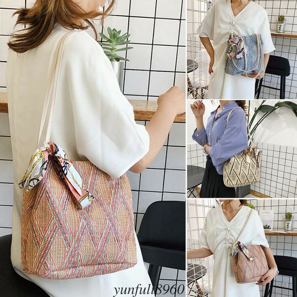 2019 women casual straw ribbons bag summer beach woven bag shoulder tote shoulder handbag ladies holiday tote
2019 women casual straw ribbons bag summer beach woven bag shoulder tote shoulder handbag ladies holiday tote