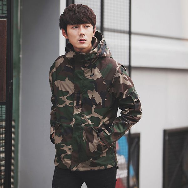 2019 new arrival hoody camouflage jacket men fashion casual windbreaker tactical coat spring autumn, Black;brown
2019 new arrival hoody camouflage jacket men fashion casual windbreaker tactical coat spring autumn, Black;brown