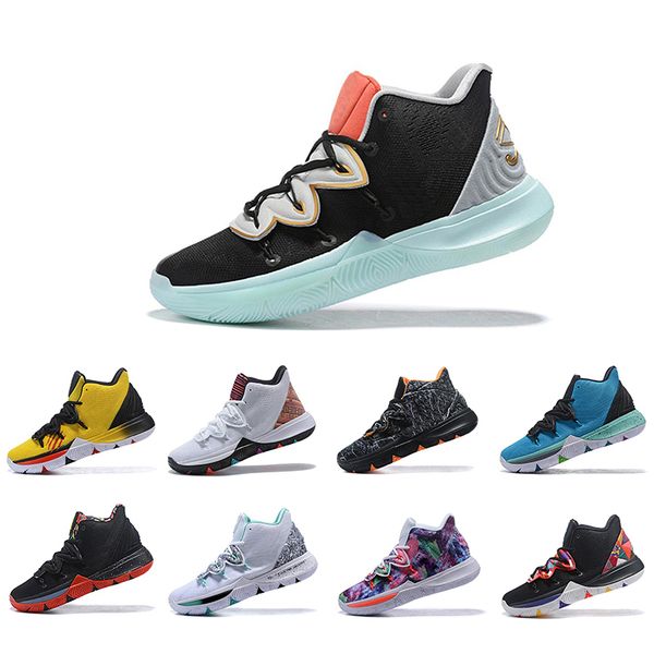 2019 new irving limited 5 men basketball shoes 5s black magic chaussures mens trainers designer sneakers size7-12, White;red
2019 new irving limited 5 men basketball shoes 5s black magic chaussures mens trainers designer sneakers size7-12, White;red