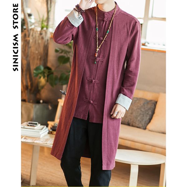 sinicism store man trench coat men solid long coat outwear mens chinese style cotton casual fake two pieces windbreaker 2019, Tan;black
sinicism store man trench coat men solid long coat outwear mens chinese style cotton casual fake two pieces windbreaker 2019, Tan;black