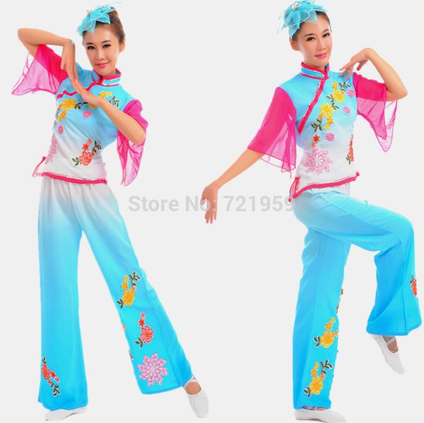 s-4xl female chinese traditional clothes plus size chinese yangko dress women dance costume folk square dance pant+headwear, Black;red
s-4xl female chinese traditional clothes plus size chinese yangko dress women dance costume folk square dance pant+headwear, Black;red