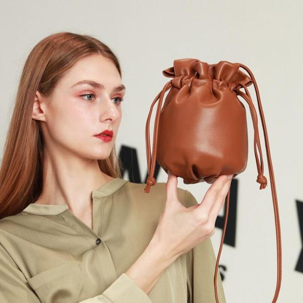 100% real leather mini crossbody bag women drawstring bucket shoulder bag small ladies soft genuine cow leather messenger bags
100% real leather mini crossbody bag women drawstring bucket shoulder bag small ladies soft genuine cow leather messenger bags