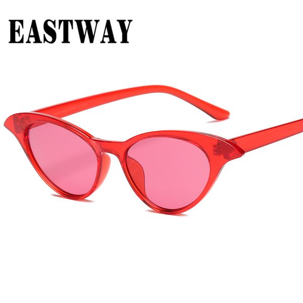 eastway 2018 new plastic cat eye brand designer women sunglasses small frame classic vintage sun glasses gafas de sol mujer, White;black
eastway 2018 new plastic cat eye brand designer women sunglasses small frame classic vintage sun glasses gafas de sol mujer, White;black