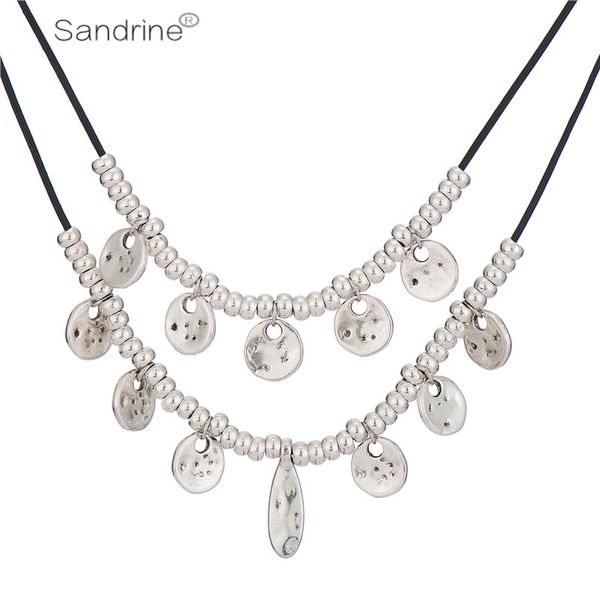 sandrine brand vintage retro round feather 2 layer leather necklace women jewelry accessory lovers girlfriend friends gift, Golden;silver
sandrine brand vintage retro round feather 2 layer leather necklace women jewelry accessory lovers girlfriend friends gift, Golden;silver