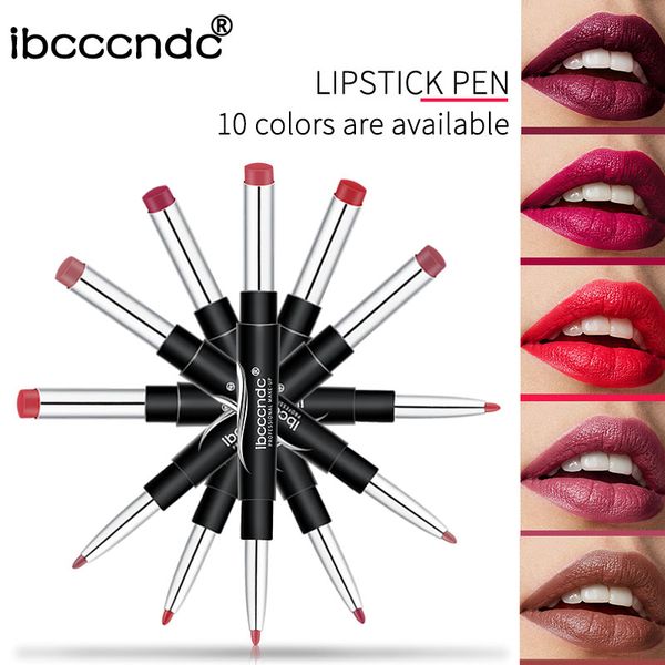 10 colors double-end lip makeup lipstick pencil waterproof long lasting tint red lip stick beauty matte liner pen lipstick
10 colors double-end lip makeup lipstick pencil waterproof long lasting tint red lip stick beauty matte liner pen lipstick