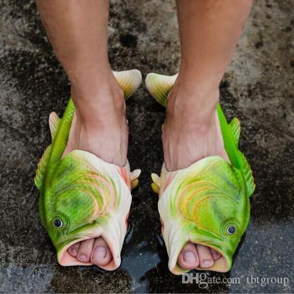 2017 creative fish slippers handmade women's men's bass sandals evr non-slip beach shoes personality fish sandals, Black
2017 creative fish slippers handmade women's men's bass sandals evr non-slip beach shoes personality fish sandals, Black