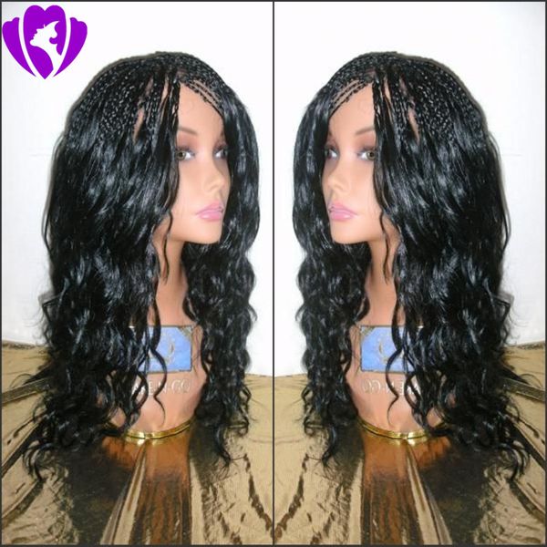synthetic lace front wig 20inch braided box braids wig for black woman curly end baby hair high temperature fiber
synthetic lace front wig 20inch braided box braids wig for black woman curly end baby hair high temperature fiber