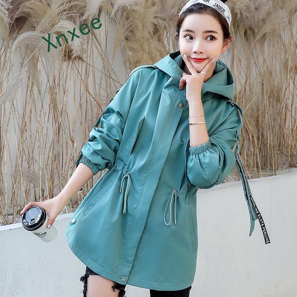 xnxee new hooded windbreaker female 2019 spring autumn loose jacket large size students casual coat women, Tan;black
xnxee new hooded windbreaker female 2019 spring autumn loose jacket large size students casual coat women, Tan;black