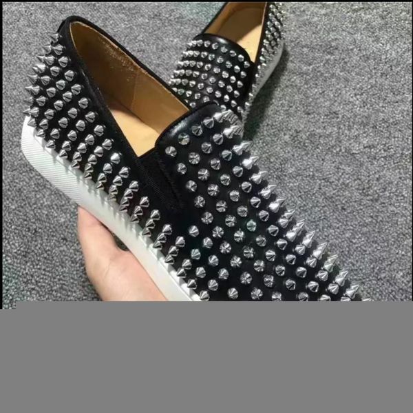 luxury designer red bottom loafers men slip on platform sneakers casual suede rivets spike brand shoes size 35-46 0803129 l05, Black
luxury designer red bottom loafers men slip on platform sneakers casual suede rivets spike brand shoes size 35-46 0803129 l05, Black
