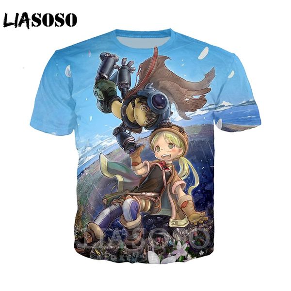 fashion t-shirt 3d print men women anime streetwear made in abyss t shirt harajuku clothes homme tshirt short sleeve a231, White;black
fashion t-shirt 3d print men women anime streetwear made in abyss t shirt harajuku clothes homme tshirt short sleeve a231, White;black