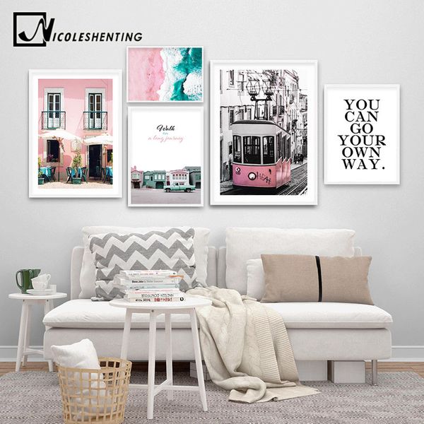 landscape canvas poster nordic decoration pink beach bus wall art print painting decorative picture scandinavian home decor
landscape canvas poster nordic decoration pink beach bus wall art print painting decorative picture scandinavian home decor