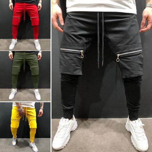 men solid color big pockets patchwork hip hop long pants sports trousers autumn men's active pants gym workouts trousers plus si, Black
men solid color big pockets patchwork hip hop long pants sports trousers autumn men's active pants gym workouts trousers plus si, Black