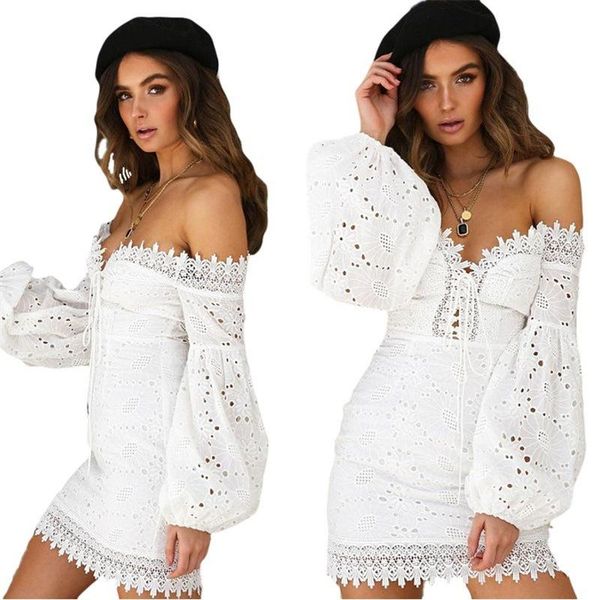 white embroidery elegant spring summer bandage dresses women beach sundress off shoulder short party wrap bodycon, Black;gray
white embroidery elegant spring summer bandage dresses women beach sundress off shoulder short party wrap bodycon, Black;gray