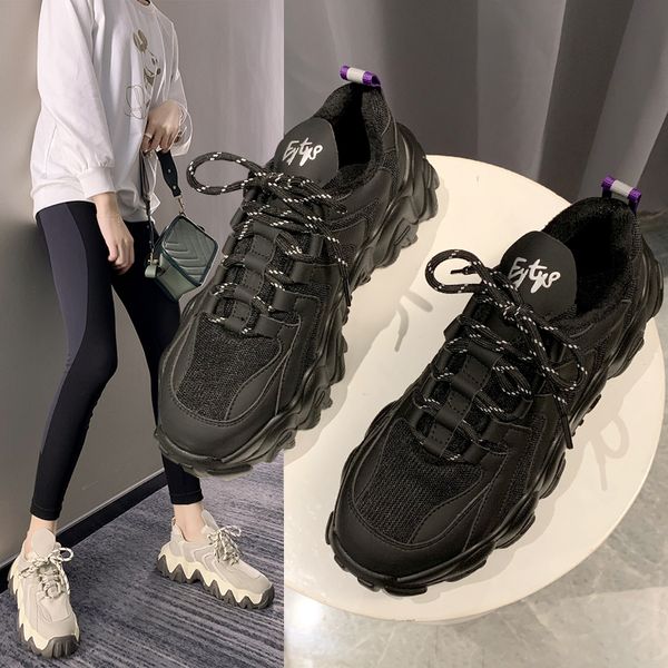 2020 new women's winter sneakers warm fur chunky sneakers platform plush casual shoes woman ladies heels ladies, Black
2020 new women's winter sneakers warm fur chunky sneakers platform plush casual shoes woman ladies heels ladies, Black