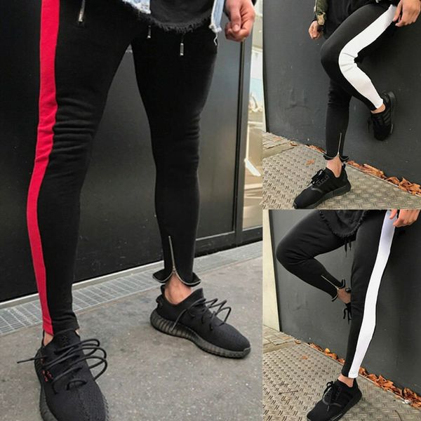 usa stock men sports pant fitness leggings running pant gym pants workout wear, White;black
usa stock men sports pant fitness leggings running pant gym pants workout wear, White;black