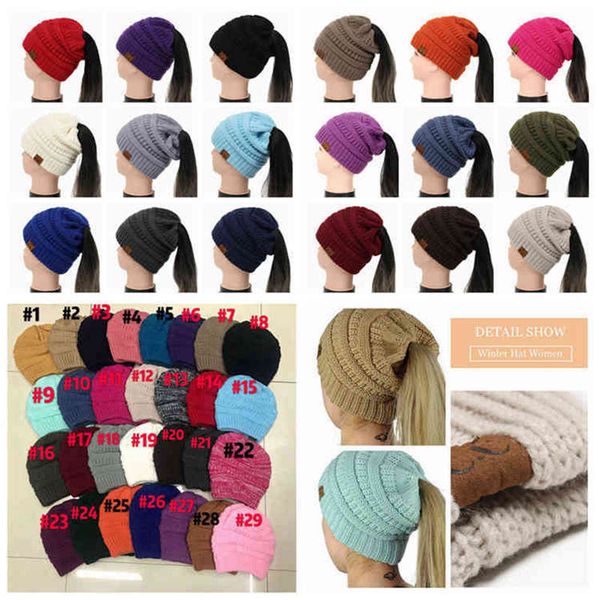 29 color women cc ponytail cap cc knitted beanie fa hion girl winter warm hat back hole pony tail autumn ca ual beanie 50pc fc216, Blue;gray
29 color women cc ponytail cap cc knitted beanie fa hion girl winter warm hat back hole pony tail autumn ca ual beanie 50pc fc216, Blue;gray