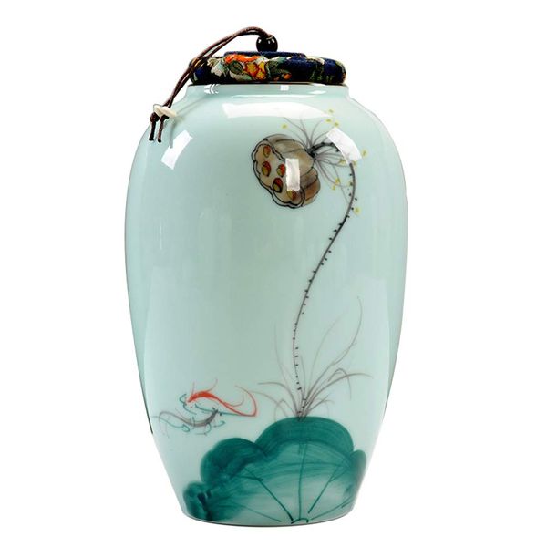 gradient glaze memorial urn for dogs and cats - mini- holds up to 60 cubic inches of ashes