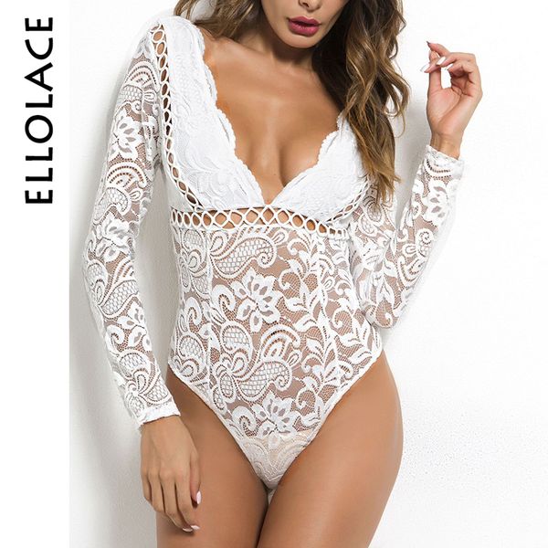 ellolace lace elegant hollow out bodysuit long sleeve deep-v women rompers backless overalls bodycon transparent bodys, Black;white
ellolace lace elegant hollow out bodysuit long sleeve deep-v women rompers backless overalls bodycon transparent bodys, Black;white