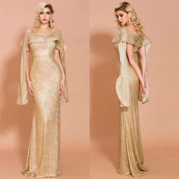 2020 gold mermaid evening dresses off neck sequins sleeveless prom dress ruffle floor length custom made formal party gown, Black;red
2020 gold mermaid evening dresses off neck sequins sleeveless prom dress ruffle floor length custom made formal party gown, Black;red