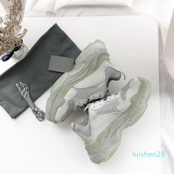 women men luxury dad casual shoes crystal bottom triple-s leisure shoes sneakers for men vintage old grandpa trainer chaussures l28, Black
women men luxury dad casual shoes crystal bottom triple-s leisure shoes sneakers for men vintage old grandpa trainer chaussures l28, Black