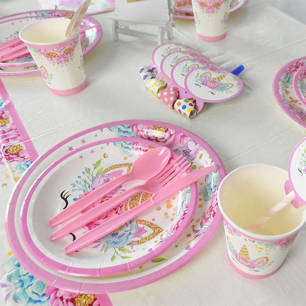theme unicorn party supplies plate cups paper garland tablecloth disposable party tableware sets kids birthday party decoration
theme unicorn party supplies plate cups paper garland tablecloth disposable party tableware sets kids birthday party decoration