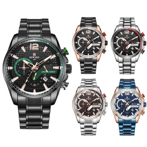 mens wrist watches luxury design quartz watches clock stainless steel strap waterproof luminous mens relogio, Slivery;brown
mens wrist watches luxury design quartz watches clock stainless steel strap waterproof luminous mens relogio, Slivery;brown