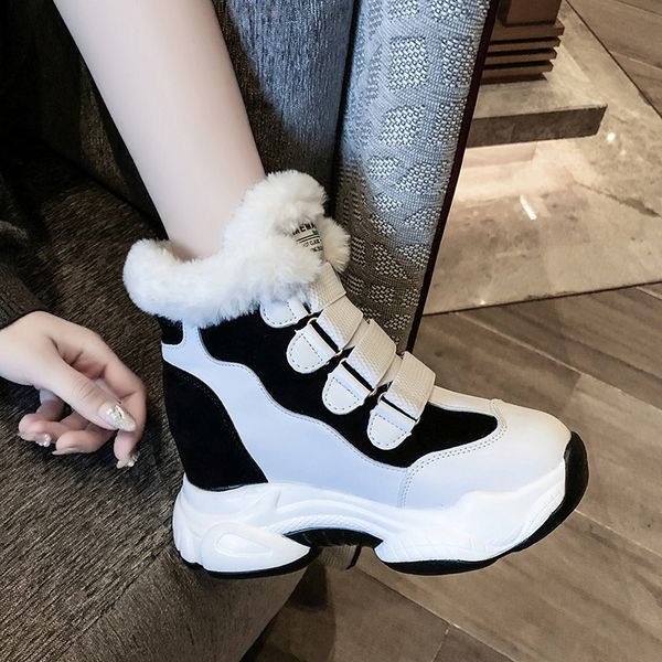 platform sports shoes woman women's mid calf boots plush booties ladies boots-women lace up winter footwear round toe fur 2019, Black
platform sports shoes woman women's mid calf boots plush booties ladies boots-women lace up winter footwear round toe fur 2019, Black