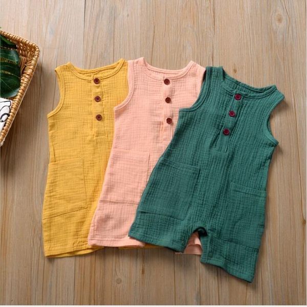 kids designer clothes baby big pocket rompers infant button cotton jumpsuits child summer solid round collar bodysuit newborn onesies ayp598, Blue
kids designer clothes baby big pocket rompers infant button cotton jumpsuits child summer solid round collar bodysuit newborn onesies ayp598, Blue