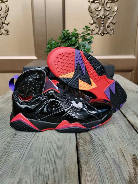 7 patent leather wholesale 7s blue star black patent leather 313358-006 with box men size basketball shoes
7 patent leather wholesale 7s blue star black patent leather 313358-006 with box men size basketball shoes