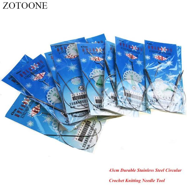 zotoone sewing supplies tools 43cm durable stainless steel needlework circular crochet knitting needle tool craft accessories e yiqsn, Black
zotoone sewing supplies tools 43cm durable stainless steel needlework circular crochet knitting needle tool craft accessories e yiqsn, Black